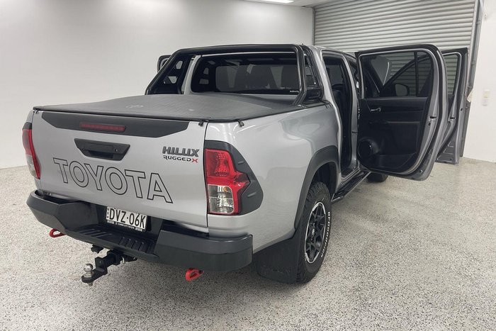2018 Toyota Hilux Rugged X GUN126R 4X4 Dual Range Silver Sky