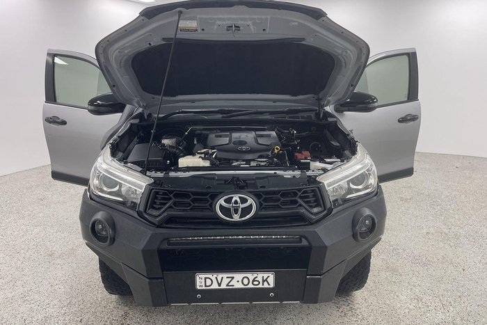 2018 Toyota Hilux Rugged X GUN126R 4X4 Dual Range Silver Sky