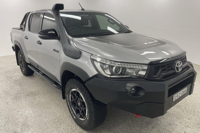 2018 Toyota Hilux Rugged X GUN126R 4X4 Dual Range Silver Sky