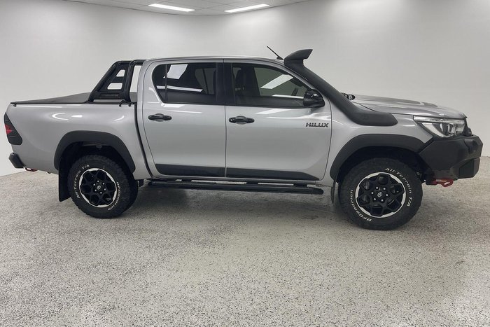 2018 Toyota Hilux Rugged X GUN126R 4X4 Dual Range Silver Sky