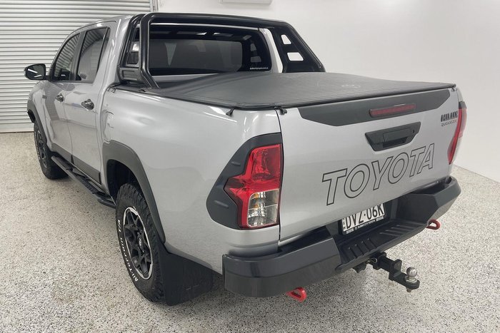 2018 Toyota Hilux Rugged X GUN126R 4X4 Dual Range Silver Sky