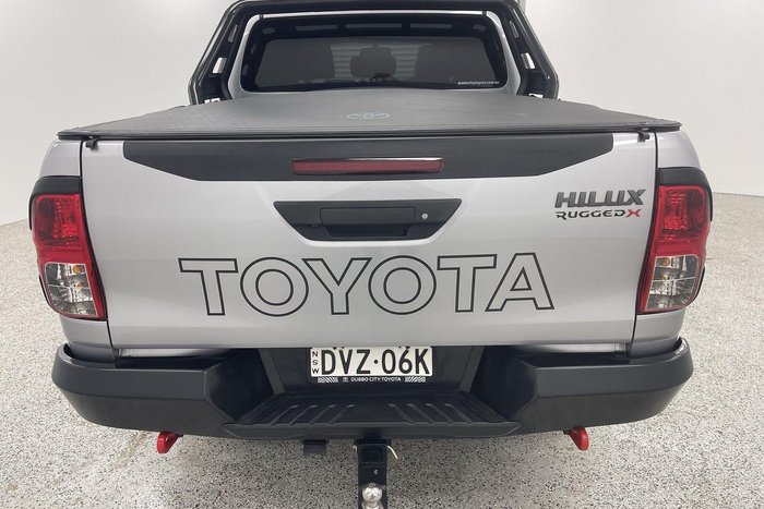 2018 Toyota Hilux Rugged X GUN126R 4X4 Dual Range Silver Sky