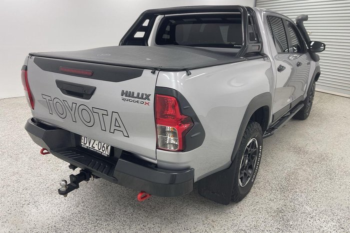 2018 Toyota Hilux Rugged X GUN126R 4X4 Dual Range Silver Sky