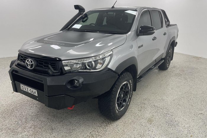 2018 Toyota Hilux Rugged X GUN126R 4X4 Dual Range Silver Sky