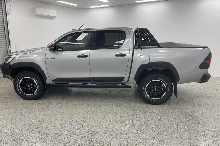 2018 Toyota Hilux Rugged X GUN126R 4X4 Dual Range Silver Sky