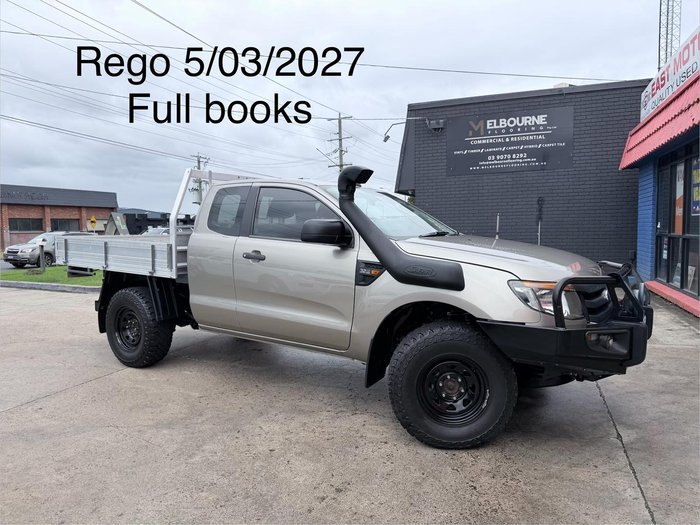 2012 Ford Ranger XL PX 4X4 Dual Range Sparkling Gold