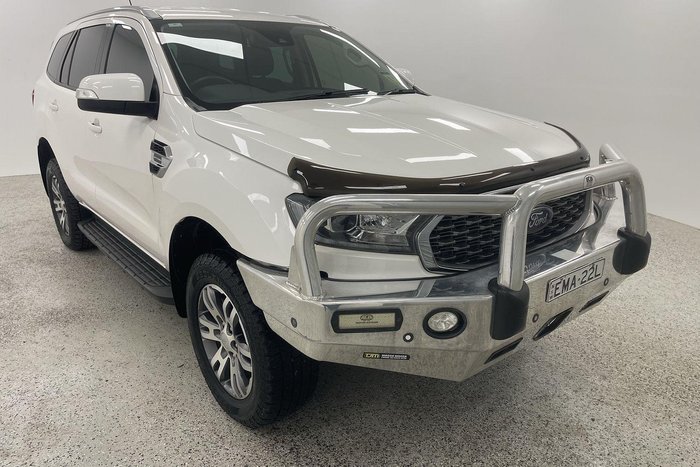 2021 Ford Everest Trend UA II MY21.25 4X4 Dual Range Alabaster White