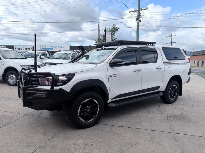 2017 Toyota Hilux SR GUN126R 4X4 Dual Range Glacier White