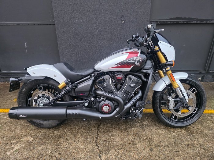 2025 Indian SCOUT 101 LIMITED GHOST WHITE METALLIC