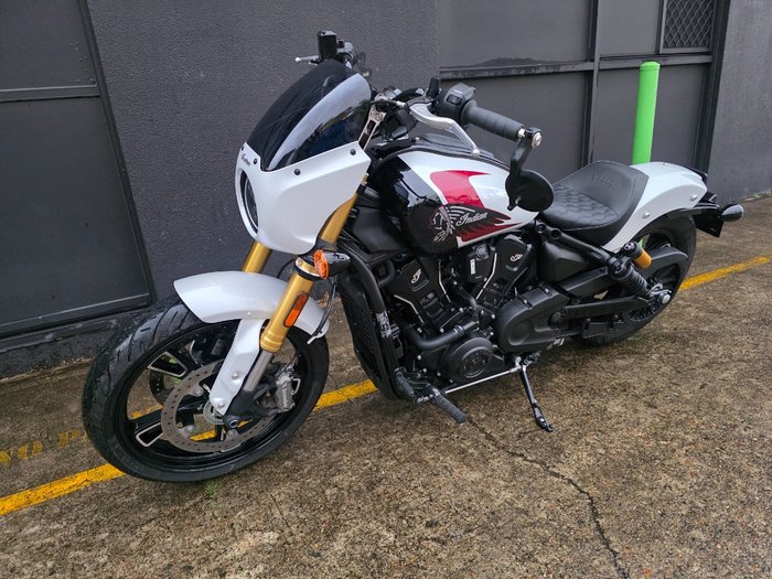 2025 Indian SCOUT 101 LIMITED GHOST WHITE METALLIC