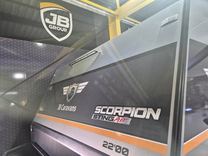 2026 JB Caravans Scorpion Sting Air 22 Fd Corner Shower Cafe