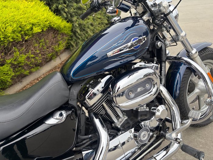 2012 HARLEY-DAVIDSON XL1200C 1200 CUSTOM Blue