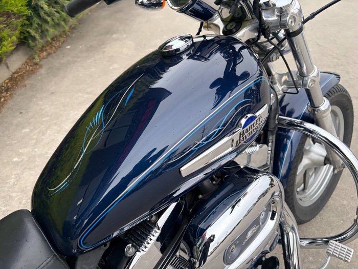 2012 HARLEY-DAVIDSON XL1200C 1200 CUSTOM Blue