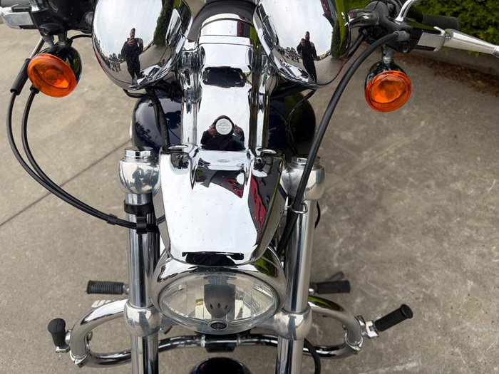 2012 HARLEY-DAVIDSON XL1200C 1200 CUSTOM Blue