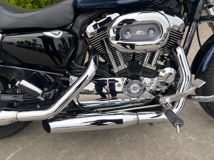 2012 HARLEY-DAVIDSON XL1200C 1200 CUSTOM Blue