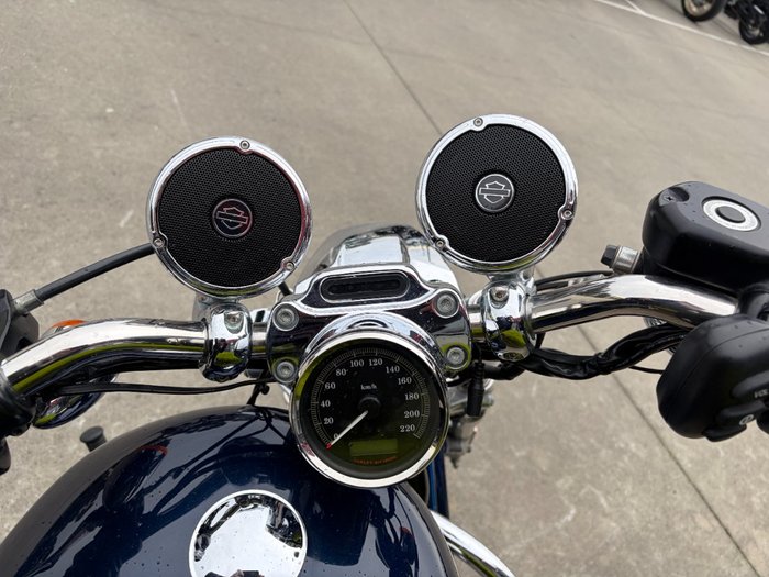 2012 HARLEY-DAVIDSON XL1200C 1200 CUSTOM Blue