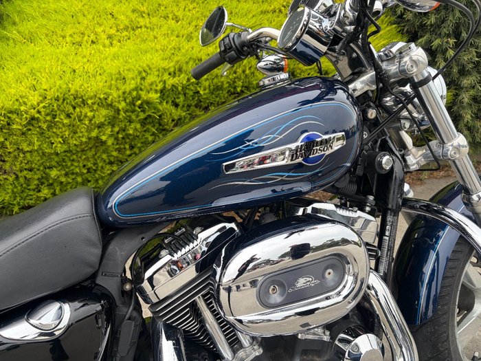 2012 HARLEY-DAVIDSON XL1200C 1200 CUSTOM Blue