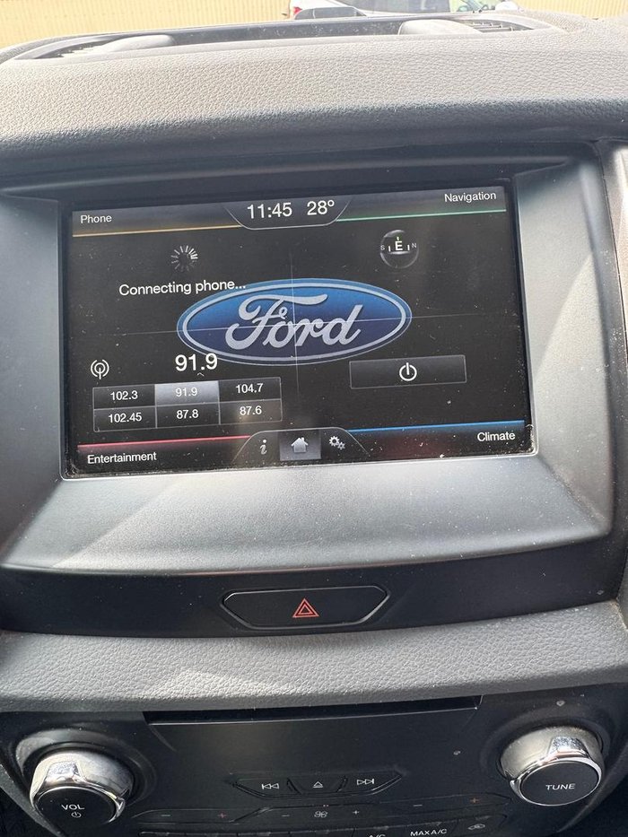 2015 Ford Ranger XLT Hi-Rider PX MkII 4x2 Cool White