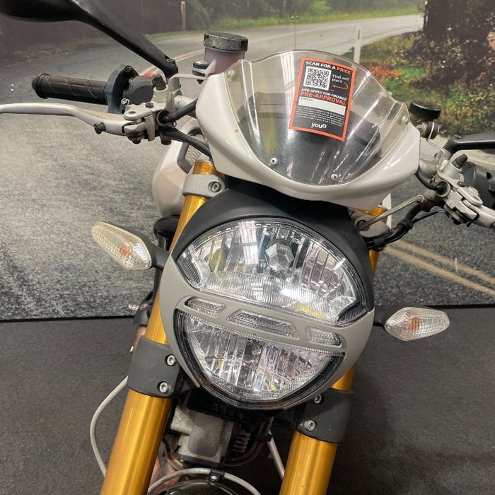 2009 DUCATI MONSTER 1100 S White