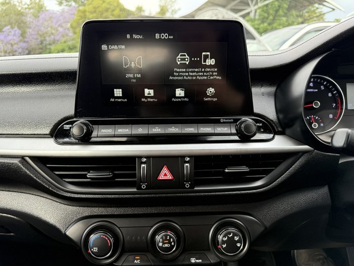 2018 Kia Cerato S BD MY19 Clear White