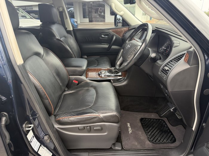 2022 Nissan Patrol Ti-L Y62 MY22 4X4 Dual Range Hermosa Blue
