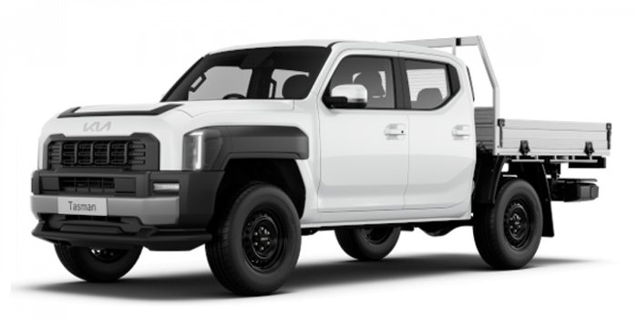 2025 Kia Tasman S TK MY26 4X4 Dual Range Clear White
