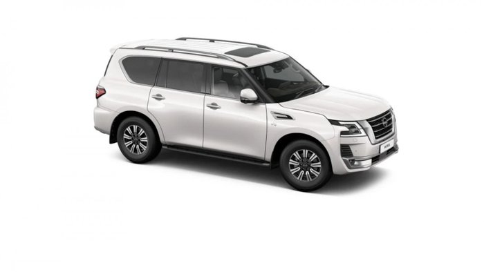 2026 Nissan Patrol Ti-L Y62 MY26 4X4 Dual Range Moonstone White