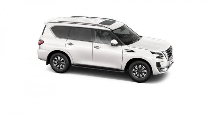 2026 Nissan Patrol Ti-L Y62 MY26 4X4 Dual Range Moonstone White