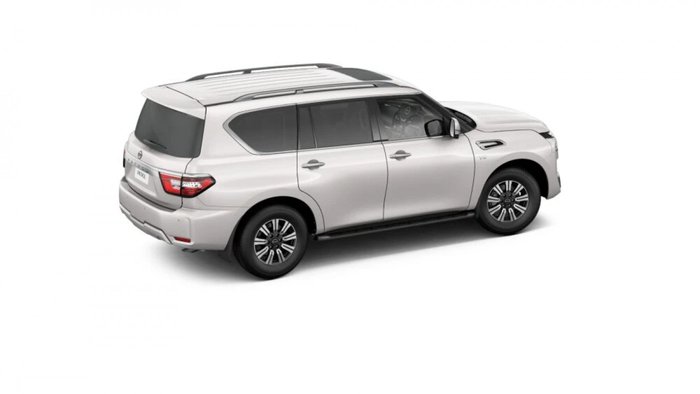 2026 Nissan Patrol Ti-L Y62 MY26 4X4 Dual Range Moonstone White