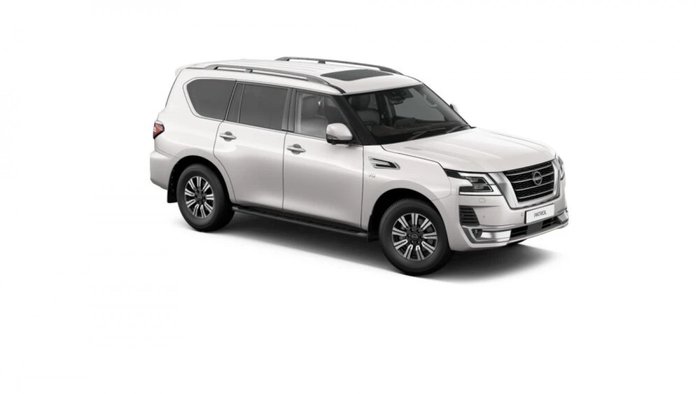 2026 Nissan Patrol Ti-L Y62 MY26 4X4 Dual Range Moonstone White