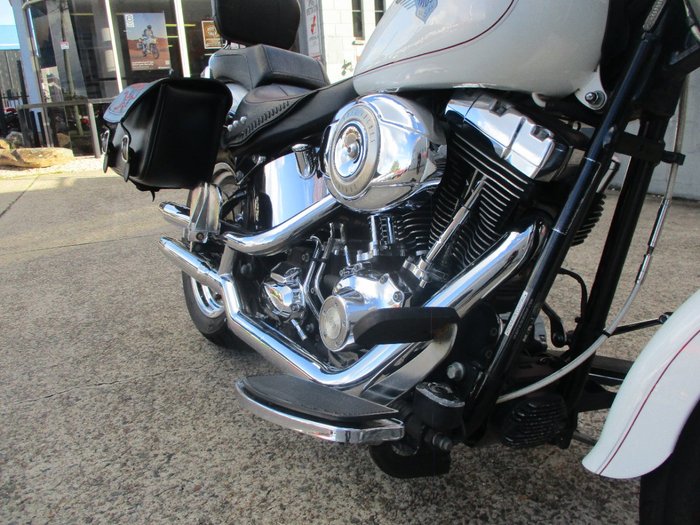 2008 HARLEY-DAVIDSON FLSTF FAT BOY WHITE