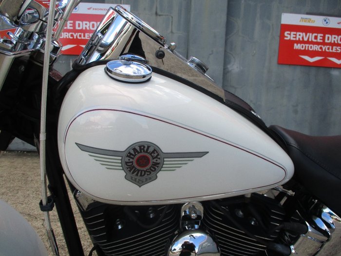 2008 HARLEY-DAVIDSON FLSTF FAT BOY WHITE