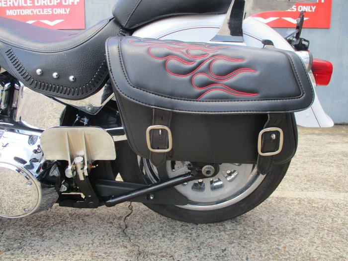 2008 HARLEY-DAVIDSON FLSTF FAT BOY WHITE