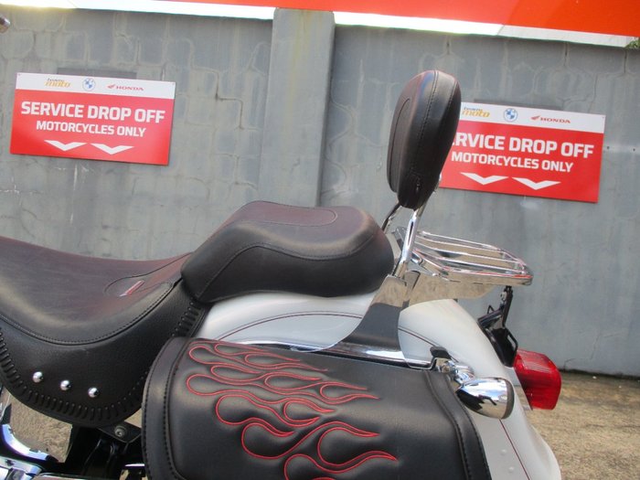 2008 HARLEY-DAVIDSON FLSTF FAT BOY WHITE