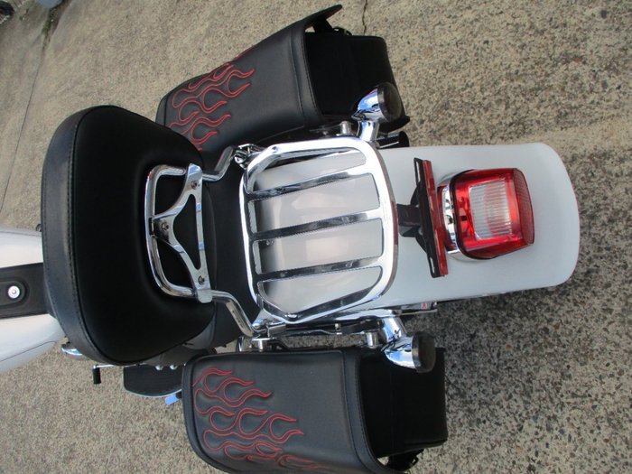 2008 HARLEY-DAVIDSON FLSTF FAT BOY WHITE