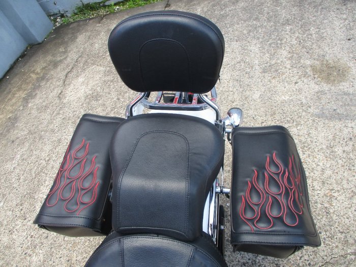 2008 HARLEY-DAVIDSON FLSTF FAT BOY WHITE