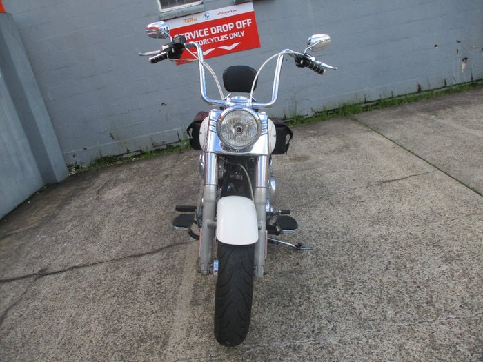 2008 HARLEY-DAVIDSON FLSTF FAT BOY WHITE