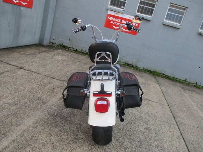 2008 HARLEY-DAVIDSON FLSTF FAT BOY WHITE