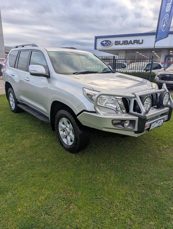 2015 Toyota Landcruiser Prado GXL GDJ150R 4X4 Dual Range Silver Pearl