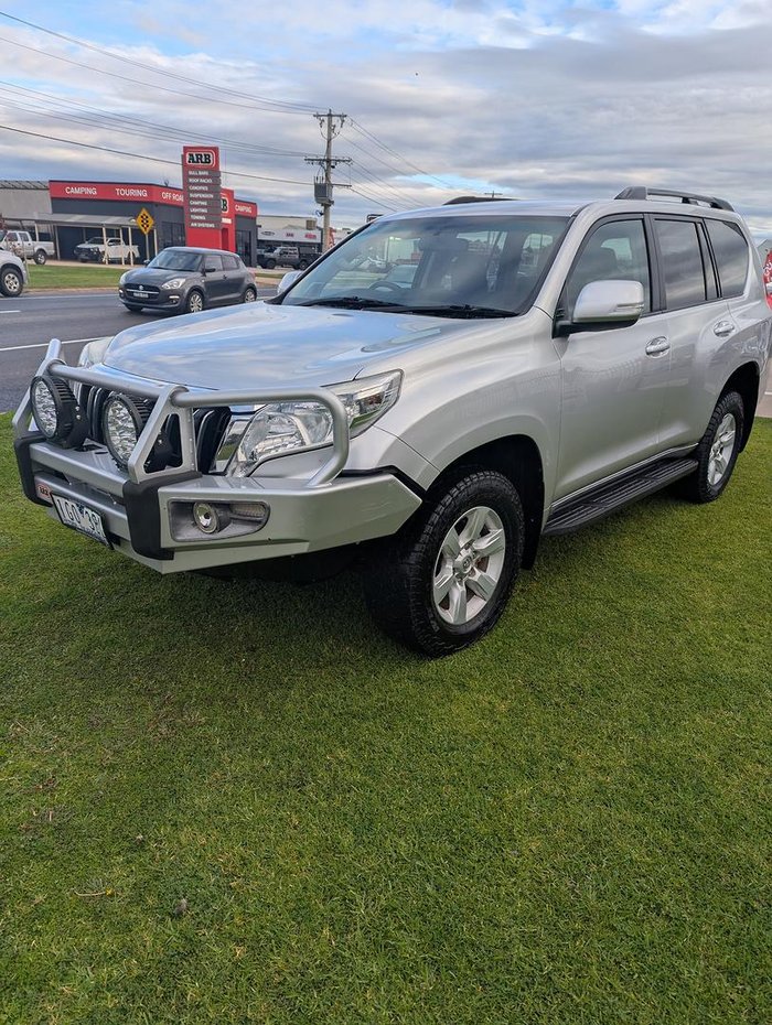 2015 Toyota Landcruiser Prado GXL GDJ150R 4X4 Dual Range Silver Pearl