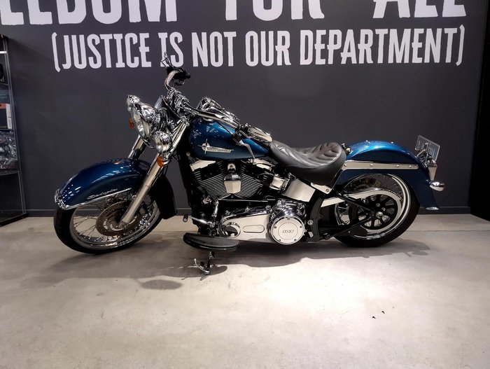 2013 Harley-Davidson Softail Deluxe 1690 (FLSTN) Softail Green