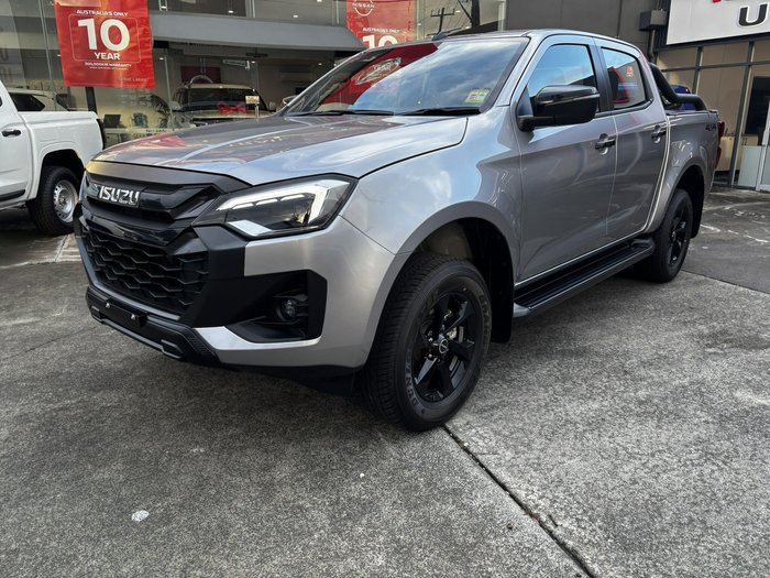 2025 Isuzu D-MAX X-RIDER MY25.5 4X4 Dual Range Mercury Silver Metallic