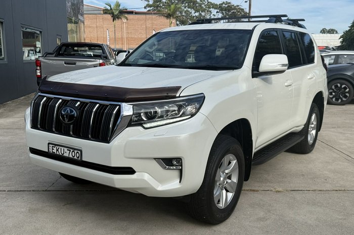 2020 Toyota Landcruiser Prado GXL GDJ150R 4X4 Dual Range Glacier White