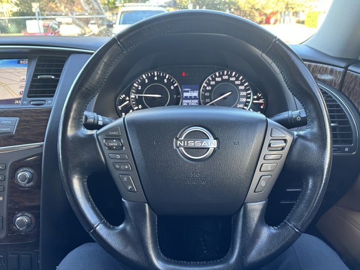 2021 Nissan Patrol Ti Y62 MY22 4X4 Dual Range Moonstone White