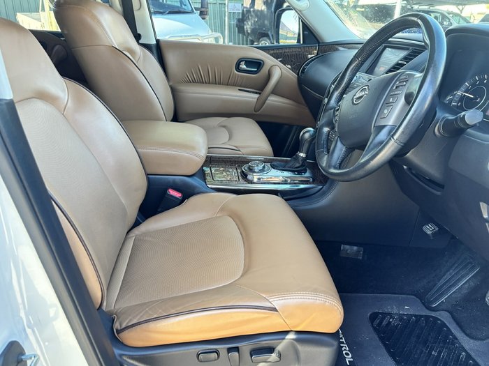 2021 Nissan Patrol Ti Y62 MY22 4X4 Dual Range Moonstone White