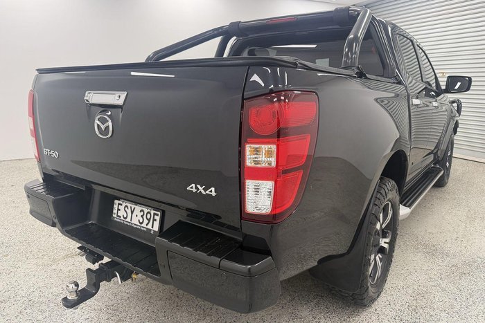 2022 Mazda BT-50 GT TF 4X4 Dual Range True Black