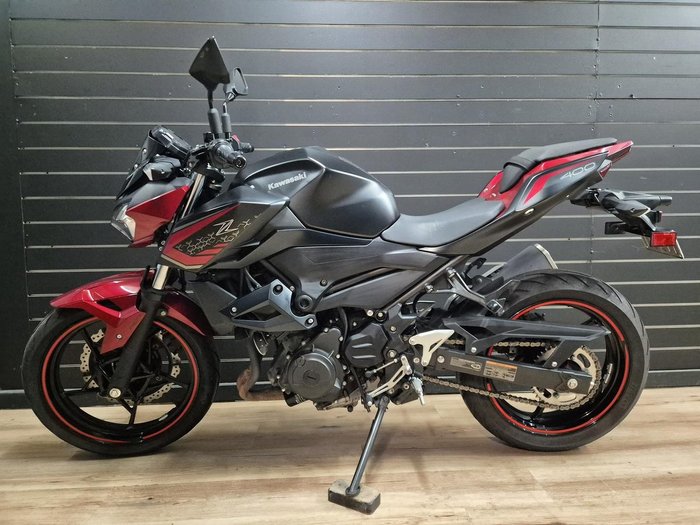 2020 Kawasaki Z400 Red