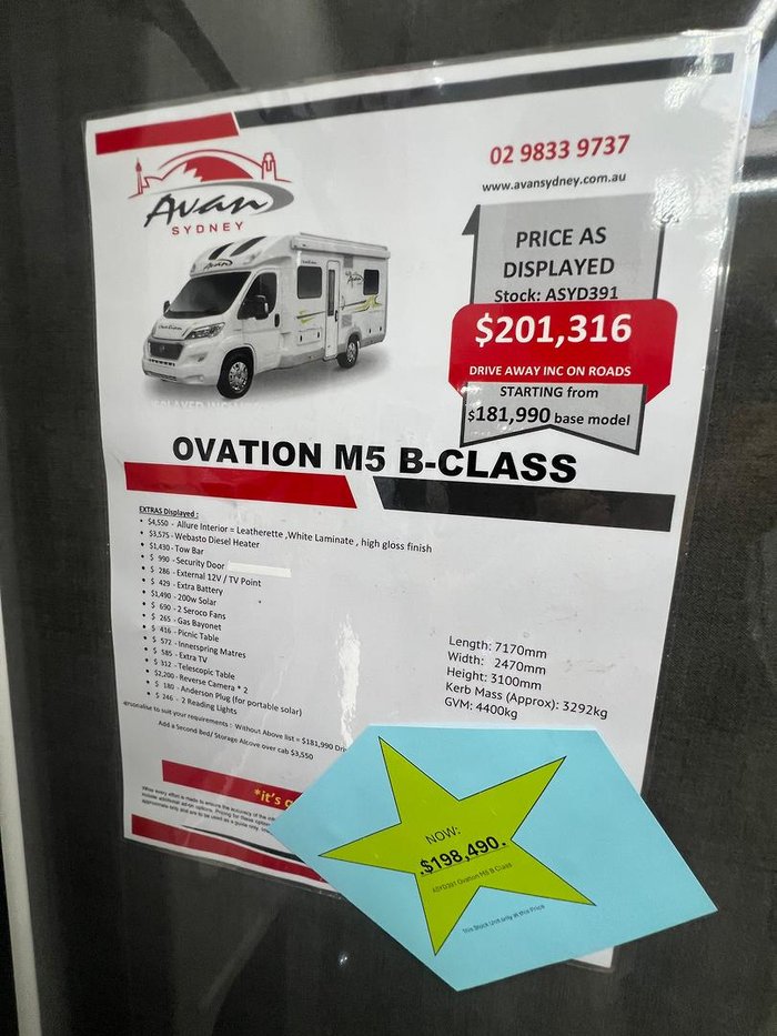 2026 Avan Ovation
