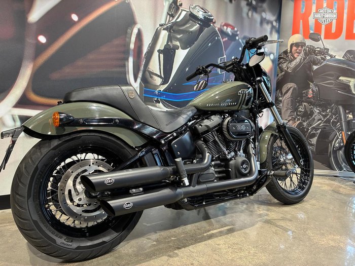 2021 Harley-Davidson Street Bob 114 (FXBBS) Softail Green