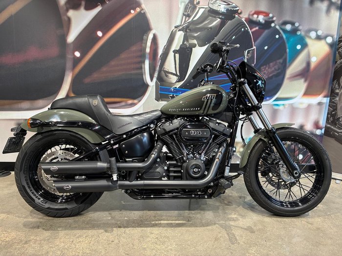 2021 Harley-Davidson Street Bob 114 (FXBBS) Softail Green